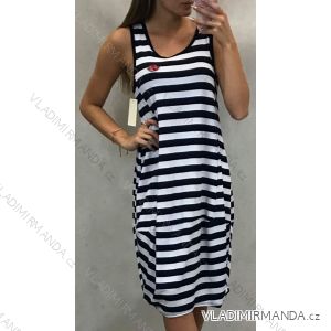 Summer dress on wide hangers women's strip (uni s / m) ITALIAN MODE IM119429
