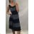 Women's Sleeveless Dress Polka Dot (Uni L / XL) POLISH FASHION PM119194
