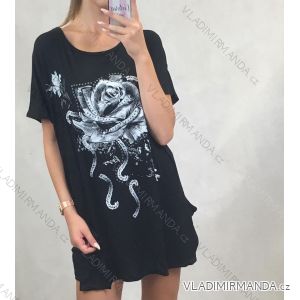 T-shirt short sleeve oversized women (uni XL / 2XL) ITALIAN MODE IM919700
