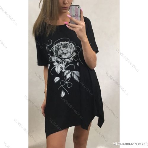 Oversized Short Sleeve T-Shirt Ladies (uni XL / 2XL) ITALIAN MODE IM919718