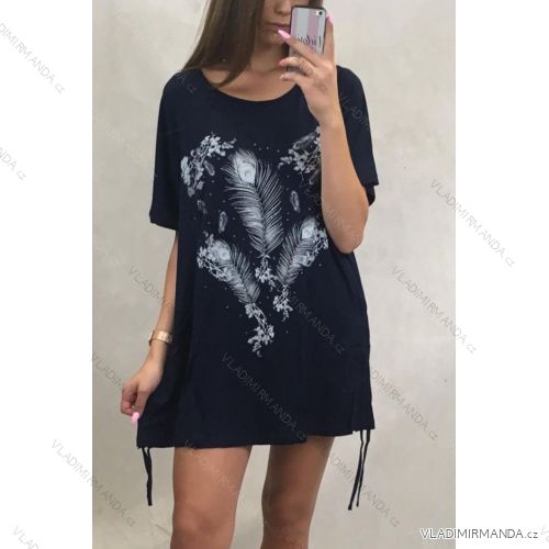 Oversized Short Sleeve T-Shirt Ladies (uni XL / 2XL) ITALIAN MODE IM919720
