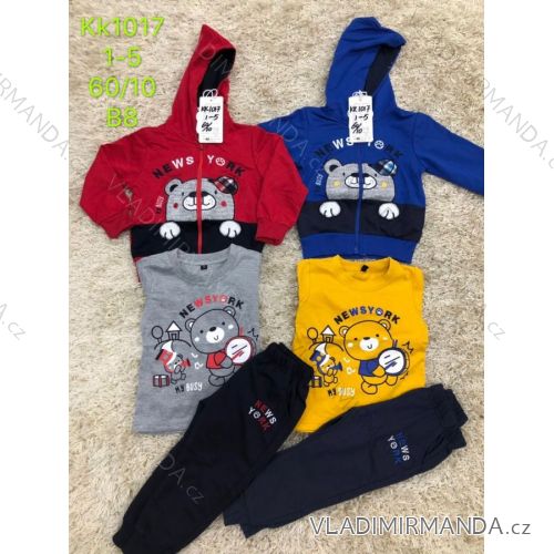 Kids Boys' Sweatshirt + Sweatpants Set (1-5) SAD SAD19KK1017