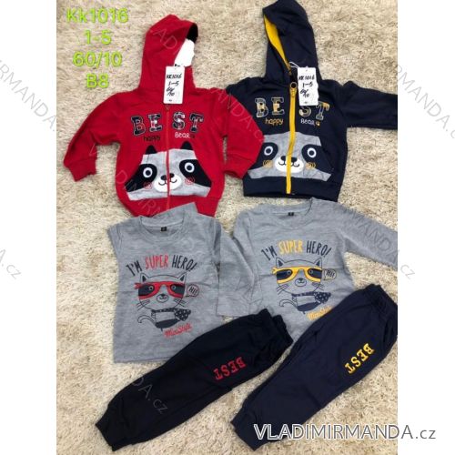 Kids Boys' Sweatshirt + Sweatpants Set (1-5) SAD SAD19KK1016