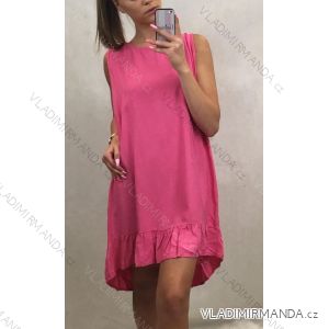 Wide shoulder dress short summer women (uni ml) ITALIAN FASHION IM719620
