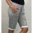 Sweatpants 3/4 short summer shorts women square (uni s / m) ITALIAN MODE IM1319130
