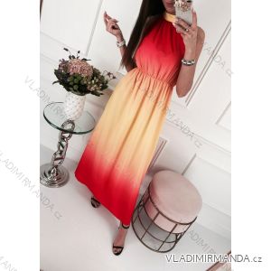 Sleeveless Long Dresses Rainbow Rainbow (uni S / M) ITALIAN FASHION IM919772
