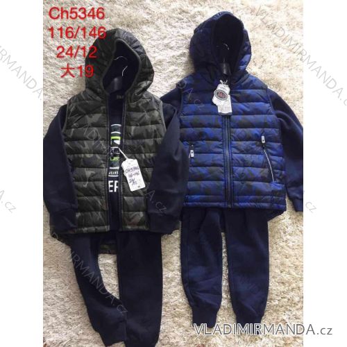 Tracksuit Set, Sweatshirt + Jacket Vest Kid's Boy's (116-146) SAD SAD19CH5346