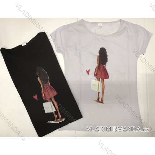 Women's Short Sleeve T-Shirt (s-xl) Turkish Fashion IMT19342
