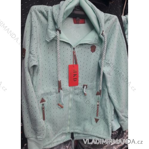 Hooded Zip Ladies (M-3XL) HKD HKD19HKD-164-1
