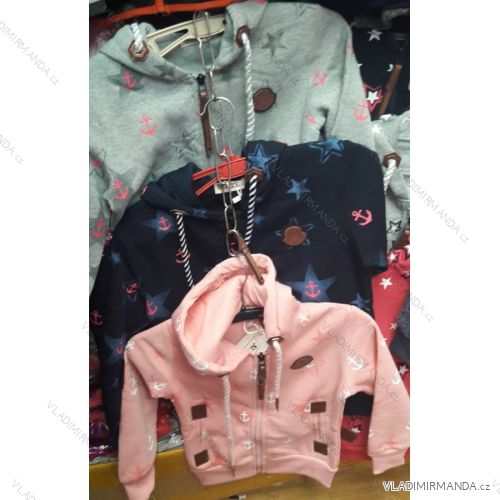 Children's warm sweatshirt girls (98-128) SEZON CK-1016