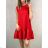 Elegant women's dress (uni sl) ITALIAN FASHION IMT19016 113 - red