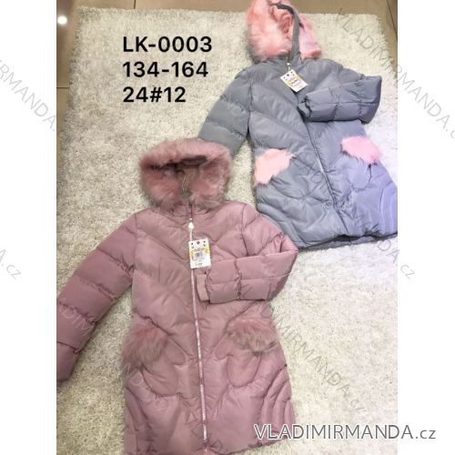 Girls' winter coat (134-164) ACTIVE SPORT ACT21LK-0003