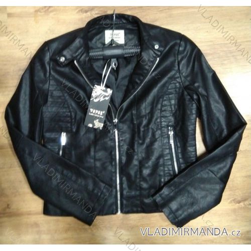 Women's leatherette jacket (S-2XL) MA119V2868
