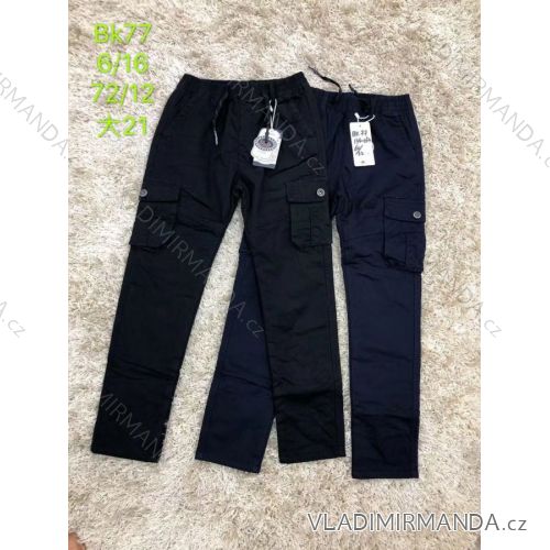 Children's canvas boys' trousers (6-16 years) SAD SAD19BK77
