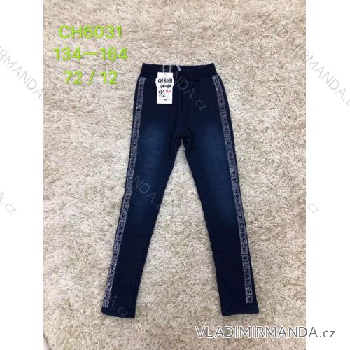 Girls' leggings (134-164) SAD SAD19CH6031