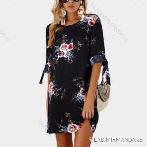 Dress 3/4 long sleeve women's flowered (s-5xl) AFASHION AF19189
