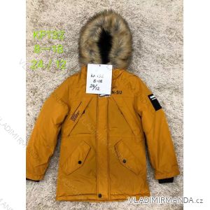 Jacket winter with hood and fur youth boy (8-18 years) SAD SAD19KF132