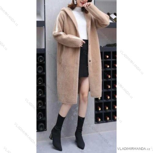 Cardigan / Coat Long Sleeve Women's Fleece (S-2XL) POLISH FASHION PM219002