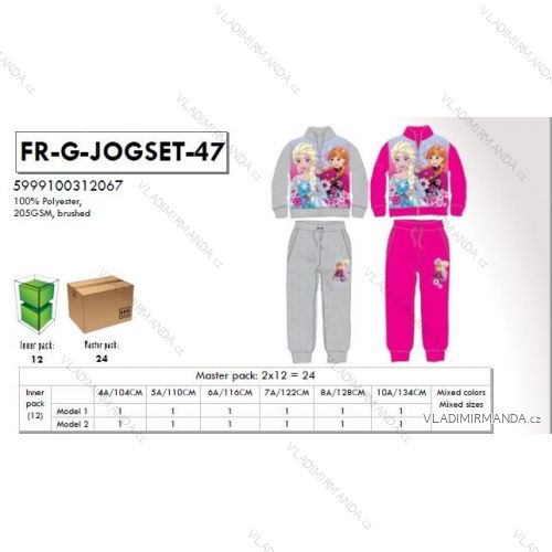 Tracksuit + Sweatshirt frozen youth adolescent (4-10 years) SETINO FR-G-JOGSET-47