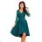 210-8 NICOLLE - Lace Neckline - Green
