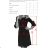 217-4 NEVA Trapezoidal dress with flared sleeves
