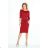 13-66 Sports Dress - Dark red color
