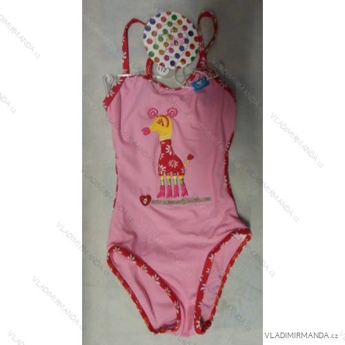 One-piece swimwear for girls and teen girls (4-10 years) ECHT T008
