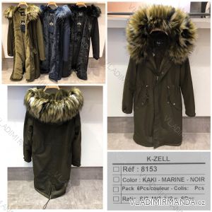 Winter jacket with hood and fur (K-ZELL ITALIAN MODA KZE188176