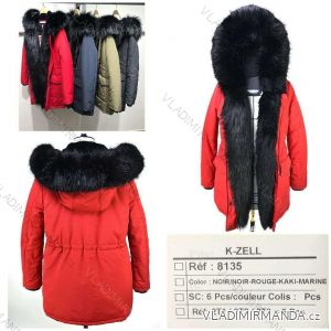 Coat winter park with fur women KZELL MODA KZE198135