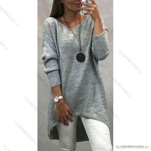 Women's knitted sweater with jewel (uni sl) ITALIAN FASHION IM419901