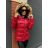 Jacket winter with fur quilted (sm) MFASHION MF19119
