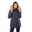 Winter coat with fur lace quilted (sml-xl) MFASHION MF18M-205A