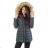 Winter coat with fur lace quilted (sml-xl) MFASHION MF18M-205A