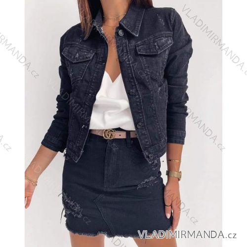 Women's denim jacket (s-xl) Polish moda JMK19007