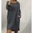 Warm Dress 3/4 Long Sleeve Ladies (uni m-xl) ITALIAN MODA IM718848