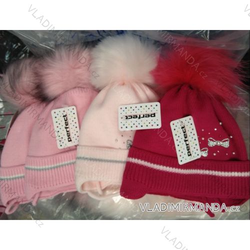 Girls' winter cap (3-8 years) PERFECT POLAND PRODUCTION PV419268