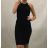 Sleeveless Elegant Women Dress (uni s / m) ITALIAN FASHION IM919788