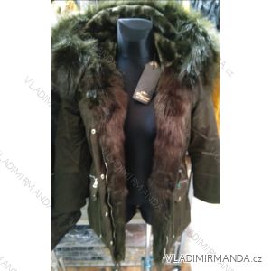 Winter leather jacket with fur women's (S-2XL) MISS SISSY MA119Y2205