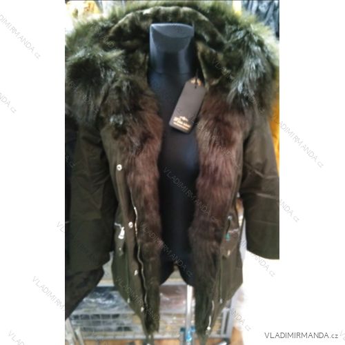 Winter leather jacket with fur women's (S-2XL) MISS SISSY MA119Y2205