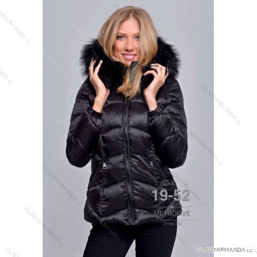 Jacket winter with fur women's (S-2XL) METROFIVE MET19014
