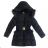 Jacket / coat winter quilted with fur kids adolescent girls (8-16 years old) KUGO JK1807-1
