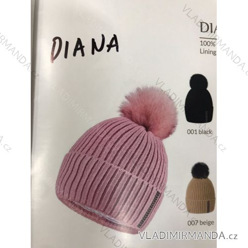 Women's winter hat (ONE SIZE) WOOLK POLISH FASHION PV419DIANA
