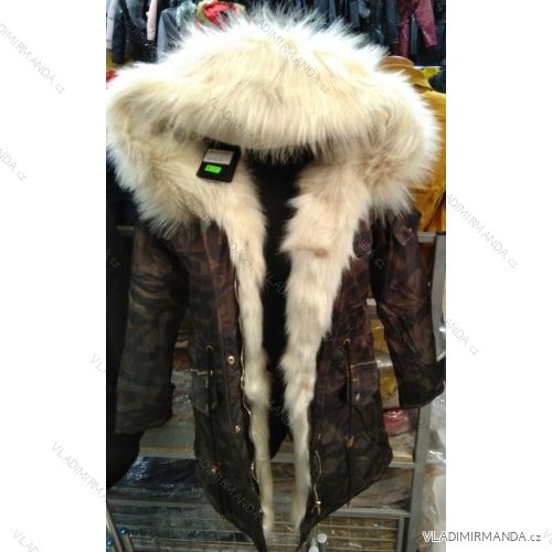 Winter jacket with hood and fur (s-m-l) K-ZELL FASHION KZE198035