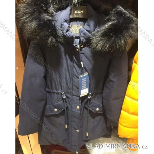 Women's jacket / coat winter with fur extended ladies (S-2XL) EMT EMT19006
