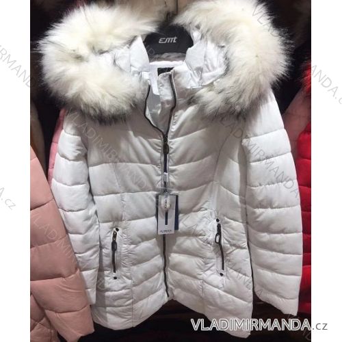 Women's jacket / coat winter with fur extended ladies (S-2XL) EMT EMT19008
