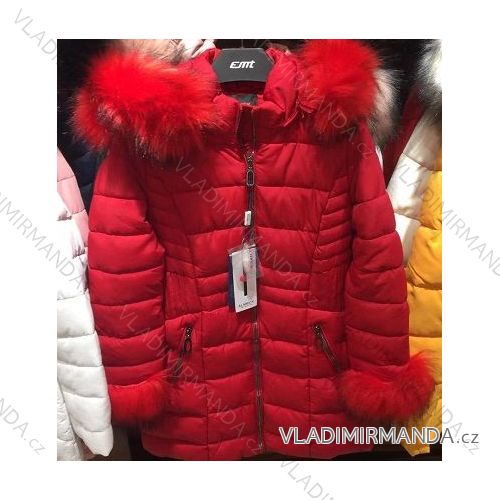 Women's jacket / coat winter with fur extended ladies (S-2XL) EMT EMT19009
