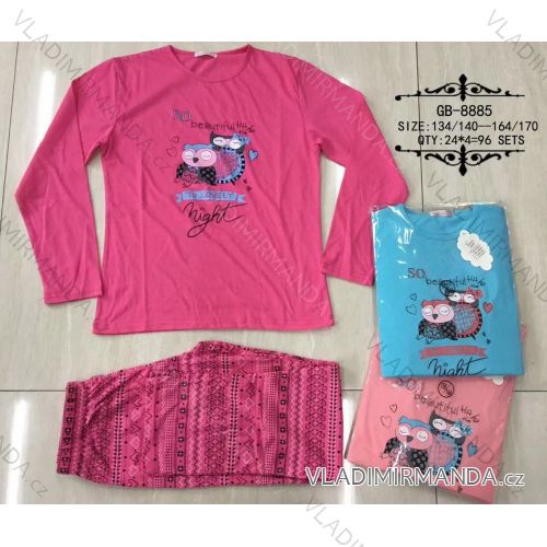 Pajamas long adolescent girls (134-170) VALERIE DREAM GB-8885