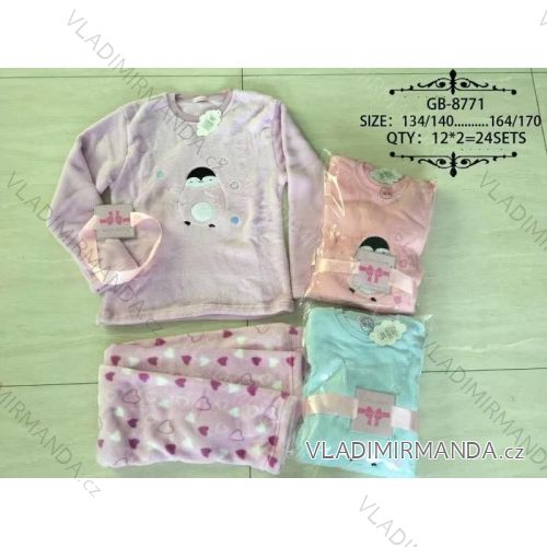 Pajamas warm long youth girl (134-170) VALERIE DREAM GB-8771
