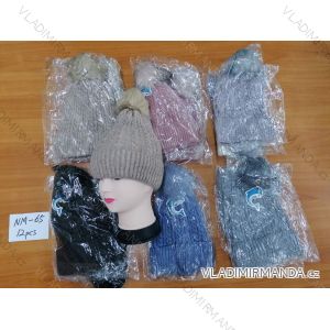 Winter cap with pompon ladies (ONE SIZE) DELFIN NM-65
