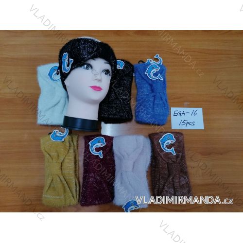 Women's knitted headband (ONE SIZE) DELFIN EGA-10
